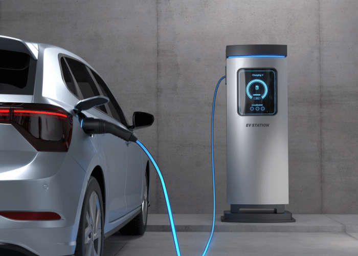 Photovoltaik-Anlage während einer Elektroprüfung